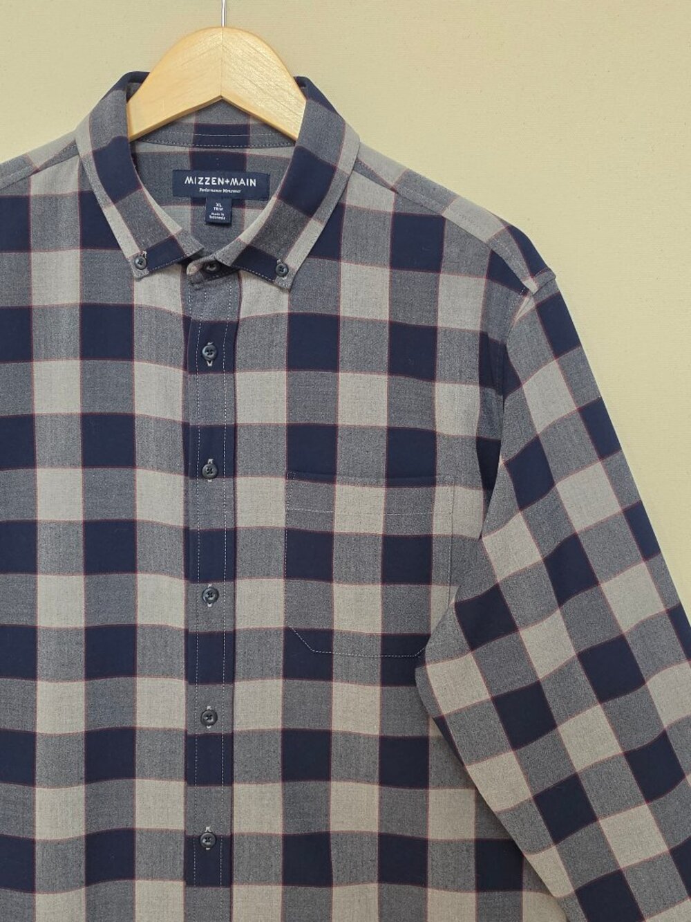 Mizzen+Main Trim Fit Flannel XL